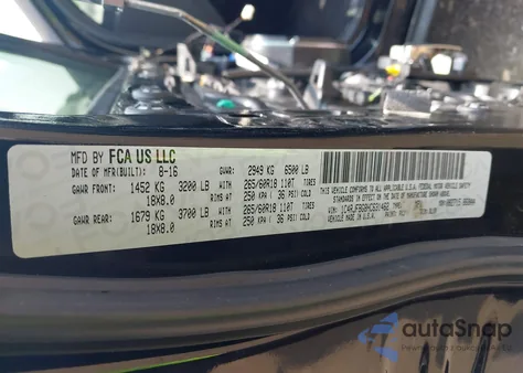 2017 Jeep Grand Cherokee Limited 4X4 из США, поврежденный, VIN 1C4RJFBG8HC631462